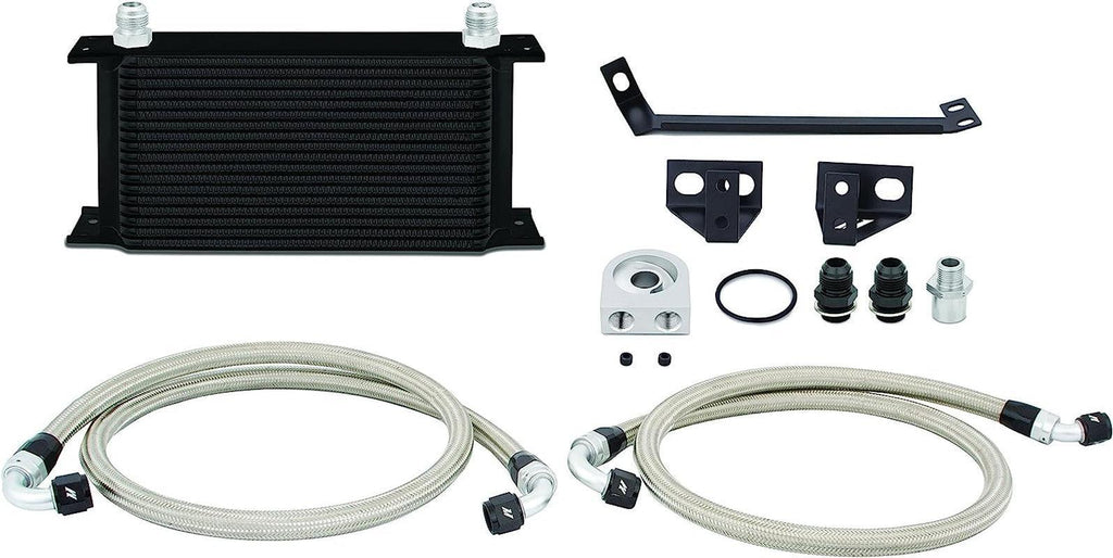 MMOC-MUS4-15BK Oil Cooler Kit Compatible with Ford Mustang Ecoboost 2015-2017 Black