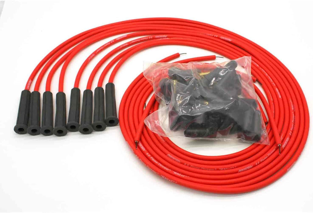 808480 Flame-Thrower Red Universal 180 Degree 8Mm 8 Cylinder Spark Plug Wire