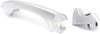 for BMW X5 Exterior Door Handle Rear, Driver Side Silver (2000-2006) | Trim: All Submodels