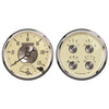 2 PC. GAUGE KIT 5 in. QUAD & TACH/SPEEDO 240-33 O PRESTIGE ANTQ. IVORY - greatparts