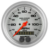 3-3/8 in. GPS SPEEDOMETER 0-120 MPH MARINE SILVER ULTRA-LITE - greatparts