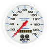 5 in. GPS SPEEDOMETER 0-140 MPH MARINE WHITE - greatparts