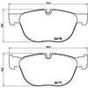 Brembo Front Disc Brake Pad Set for BMW (P06049)