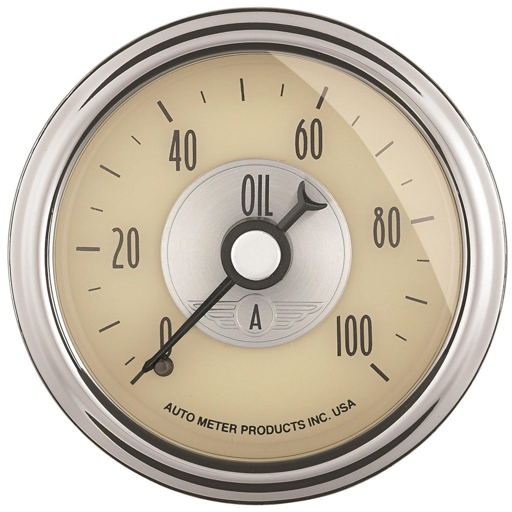 2-1/16 in. OIL PRESSURE 0-100 PSI PRESTIGE ANTIQUE IVORY - greatparts