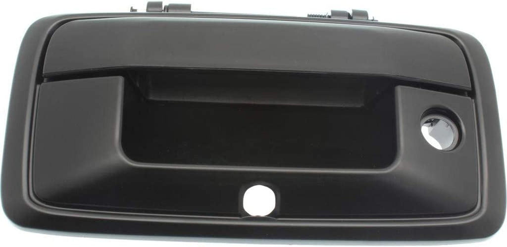 for GMC Sierra 1500 Tailgate Handle 2016 2017 2018 | outside | Primed Black | W/Keyhole | W/Cam Hole | All Cab Types | Plastic & Metal | 84016231