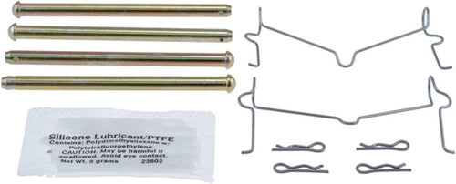 Gold 18K1753X Front Disc Brake Caliper Hardware Kit with Springs, Pins, and Lubricant