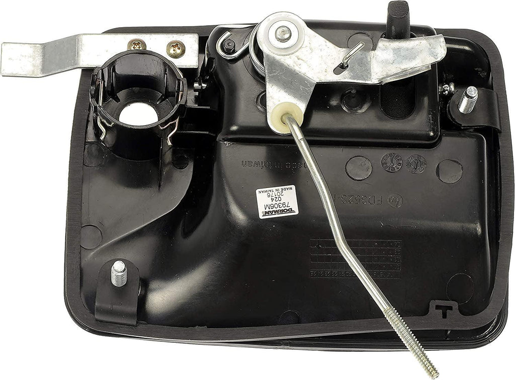 Dorman 79306M Front Driver Side Exterior Door Handle - Metal Compatible with Select Ford Models, Black (OE FIX)