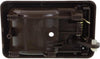 Compatible with Toyota Tercel Interior Door Handle Front, Passenger Side Brown (1987-1990) | Trim:All Submodels | TO1353109 | 6925012120