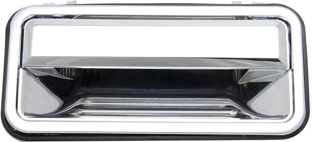 Rear Exterior Door Handle Compatible with 1995-2000 Chevrolet Tahoe/Gmc Yukon and 1992-1994 Chevrolet Blazer All Chrome (Plastic), Set of 2, Driver and Passenger Side