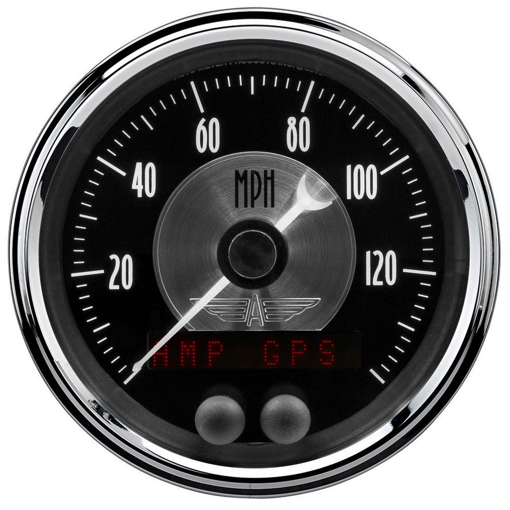 3 3/8 in. SPEEDOMETER 140 MPH GPS PRESTIGE BLK. DIAMOND - greatparts