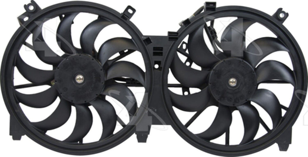 Four Seasons Dual Radiator and Condenser Fan Assembly for 09-14 Maxima 76209