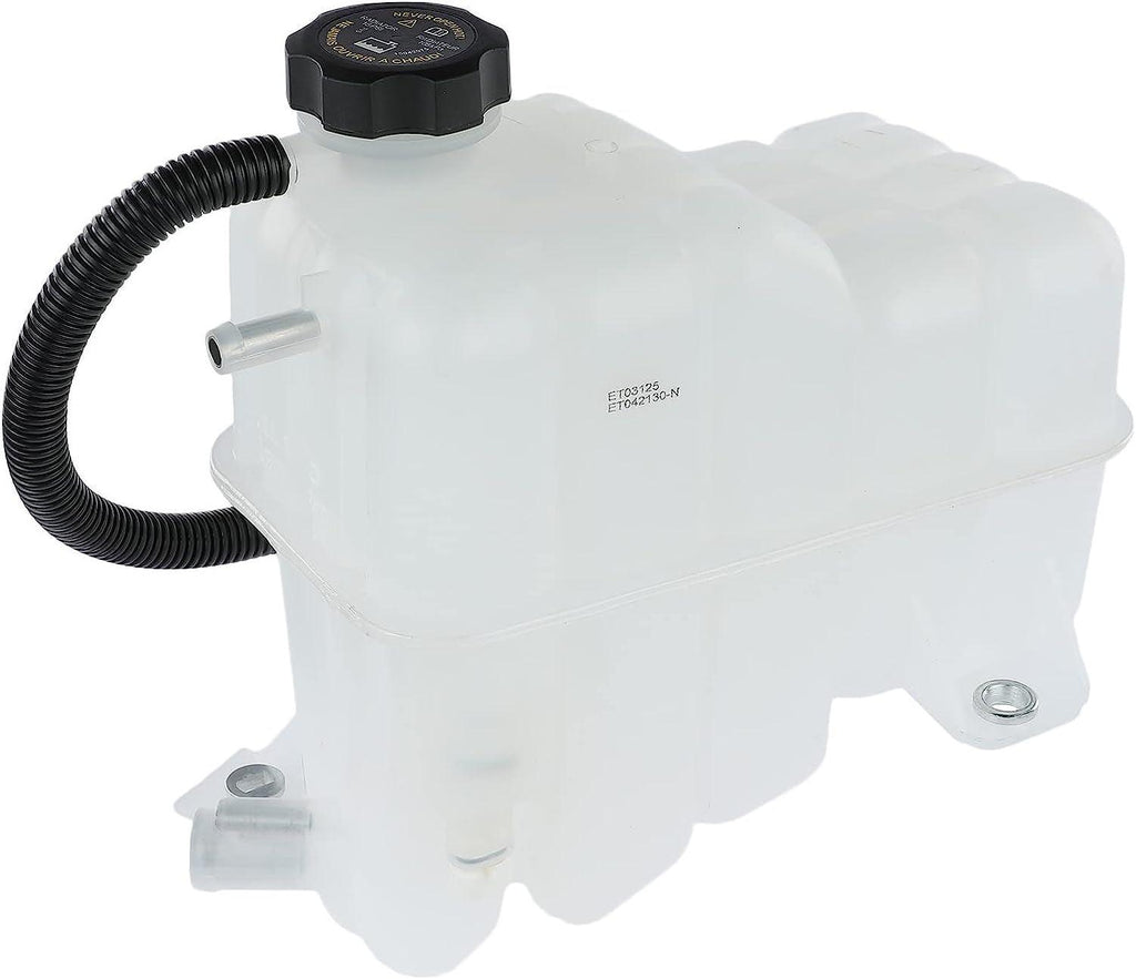 A-Premium Engine Coolant Overflow Recovery Reservoir Tank [W/Cap & Sensor] Compatible with Chevy Silverado 2500 HD 3500 Classic & GMC Sierra 2500 HD 3500, [6.6L Only], Replace # 15085725, 15808714