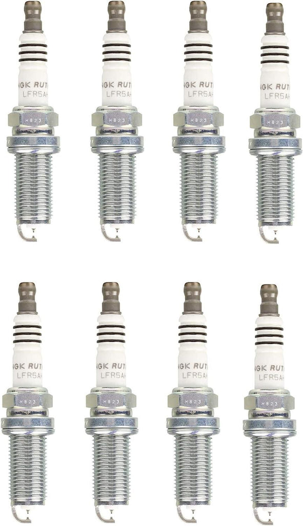 NGK Set 8 Nickel Ruthenium HX Spark Plugs Gap 0.044 for Hyundai Infiniti Nissan