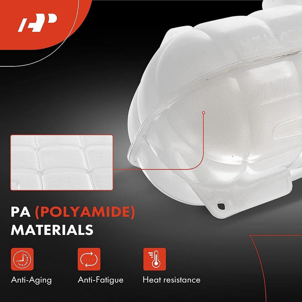 A-Premium Engine Heavy Duty Pressurized Coolant Recovery Reservoir [With Cap] Compatible with Freightliner Century Class 2001-2007 Columbia 2001-2007, Replace# 05-23045-000, 05-23045-001