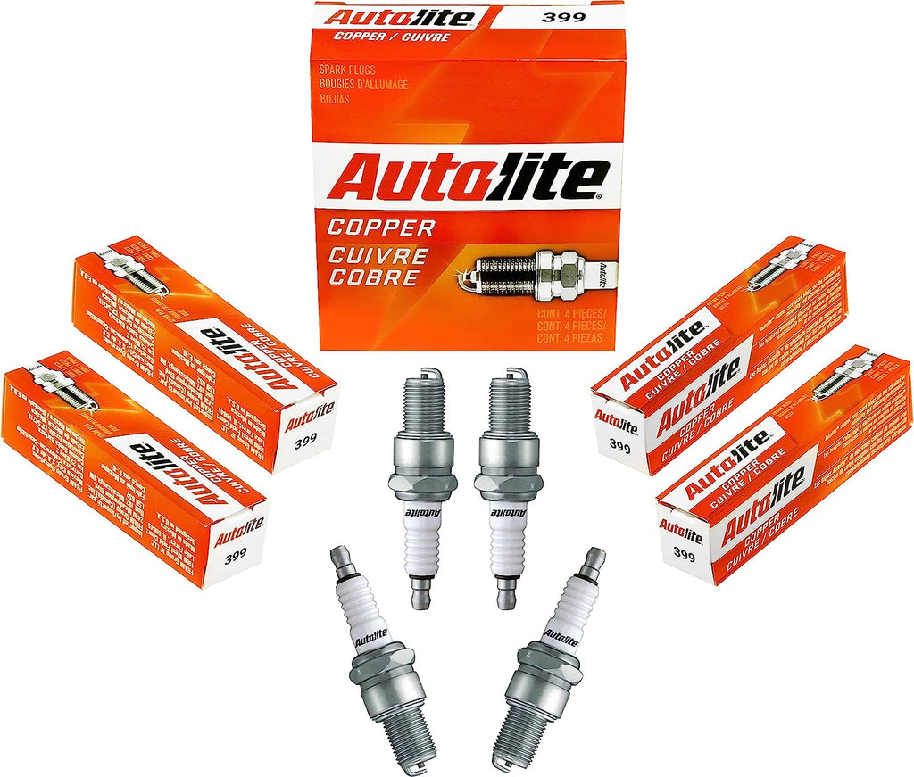 399 Copper Non-Resistor Automotive Replacement Spark Plugs (4 Pack)