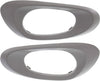Door Handle Trim Set of 2 Compatible with 2002-2009 Chevrolet Trailblazer, Fits 2002-2006 Chevrolet Trailblazer EXT Rear, Driver and Passenger Side
