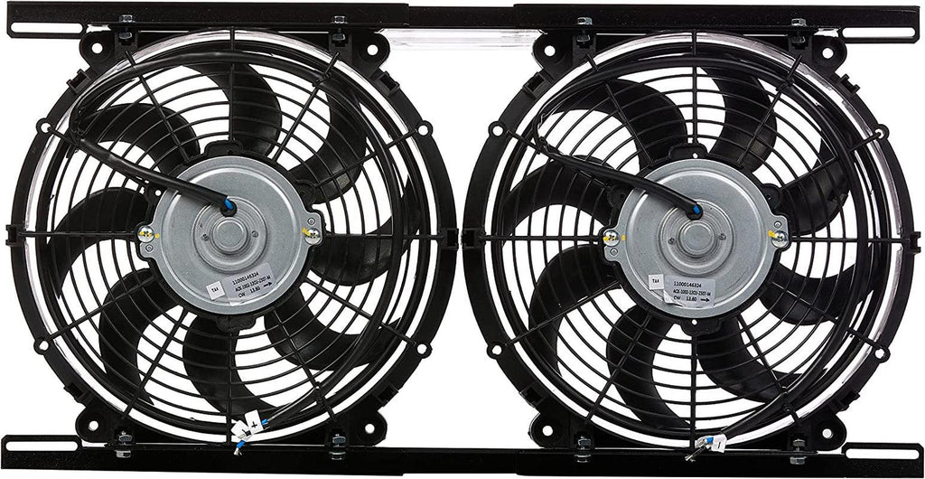 Hayden Automotive  Dual Electric Fan Kit, Black