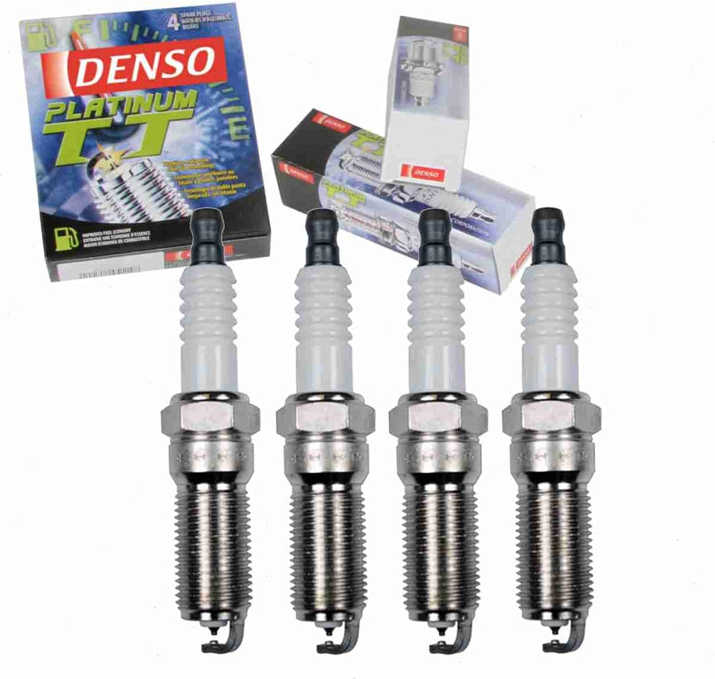 4 Pc DENSO Platinum TT Spark Plugs Compatible with Chevrolet Cavalier 2.2L L4 2002-2005