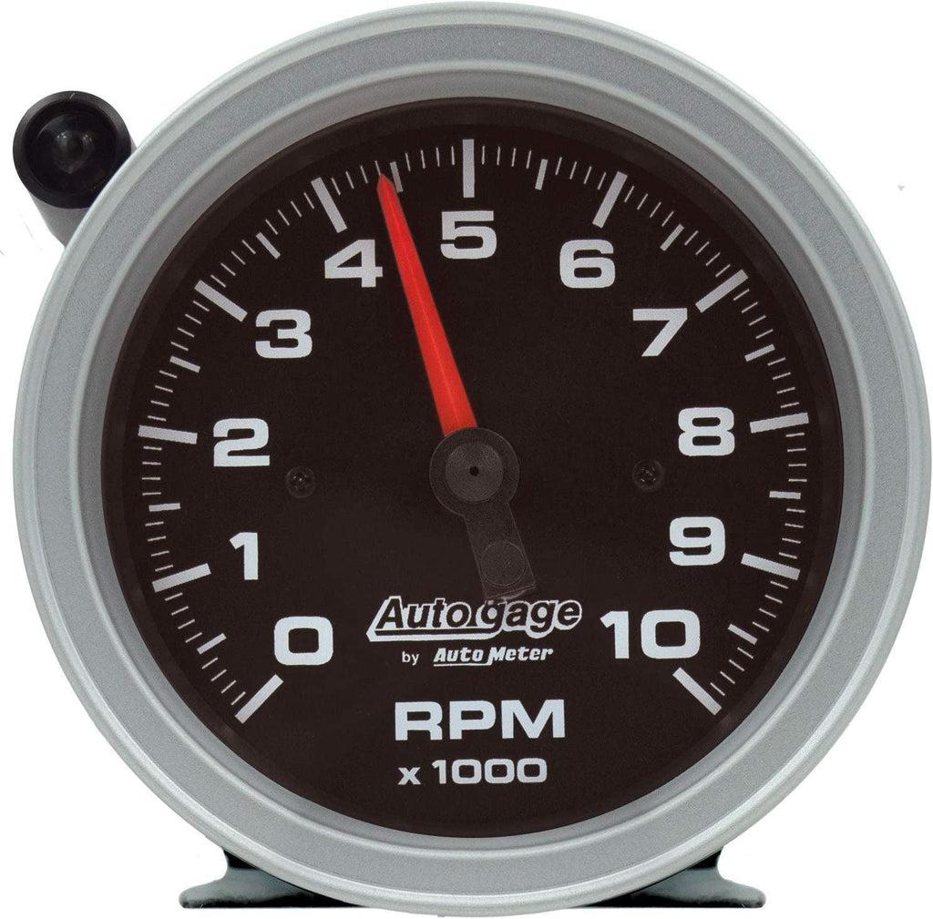 233908 Auto Gage 3-3/4" Tachometer 0-10,000 RPM W/Black Dial & Shift-Light