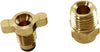 Colquee 1 Pcs Universal Radiator 1/4" NPT Male Brass Petcock Cock Drain Plug Air Tank