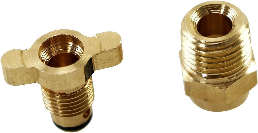 Coolingmaster All Brass Fits Universal Radiator Drain Cocks Plug Petcock, NPT 1/4