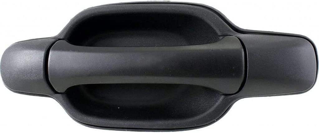 for Chevy Colorado Exterior Door Handle Rear Driver Side Textured Black 2004-2012 | Trim: LS/LT/WT | GM1520114 | 25875523