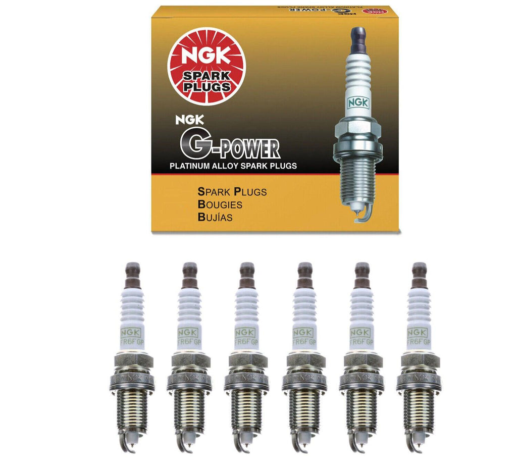 NGK G-Power Spark Plug 6PCS for Acura BMW Chevy Dodge Ford Jeep Ram 7100 ZFR6FGP