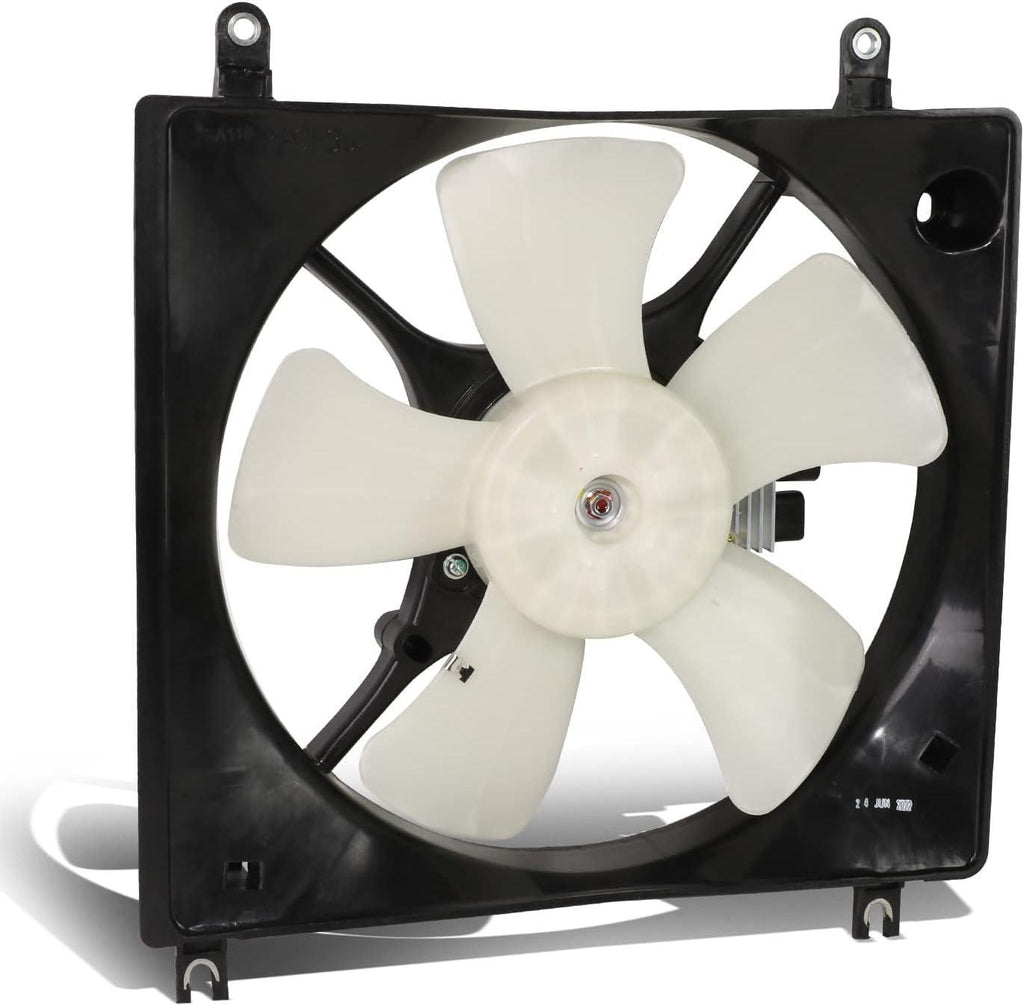 OEM-RF-0435 Factory Style Radiator Cooling Fan Assembly Compatible with 01-04 Sebring / 01-05 Stratus / 00-05 Eclipse 2.4L 3.0L Coupe MT
