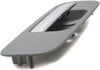 for Chevy Avalanche Interior Door Handle Front Driver Side Gray Bezel with Chrome Lever 2007-2013 | Trim:All Submodels