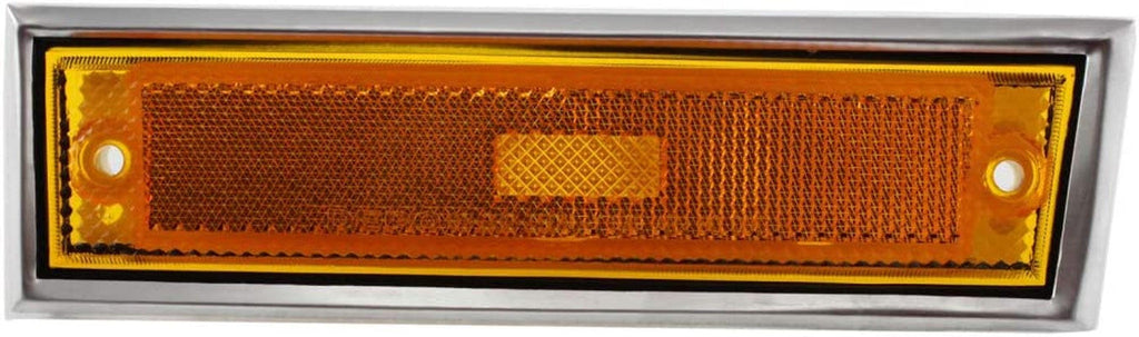 For Chevy Blazer Side Marker Light 1981-1991 Driver Side W/Chrome Trim for GM2550115 | 915557