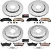 CRK5577 Coated Brake Rotor & Ceramic Brake Pads- Front & Rear