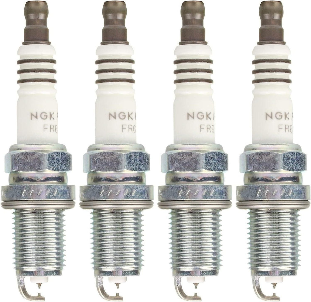 NGK Set of 4 Ruthenium HX Plugs FR6AHX-S for Acura BMW Honda Lexus Nissan