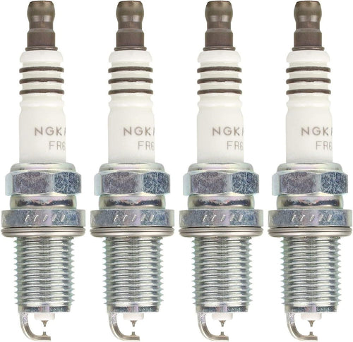 NGK Set of 4 Ruthenium HX Plugs FR6AHX-S for Acura BMW Honda Lexus Nissan
