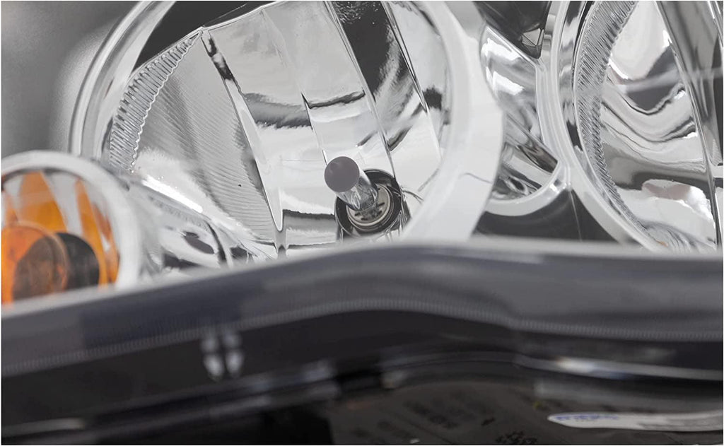 Headlight for DODGE GRAND CARAVAN 11-18/TOWN and COUNTRY 08-16 LH Assembly Halogen Chrome Interior