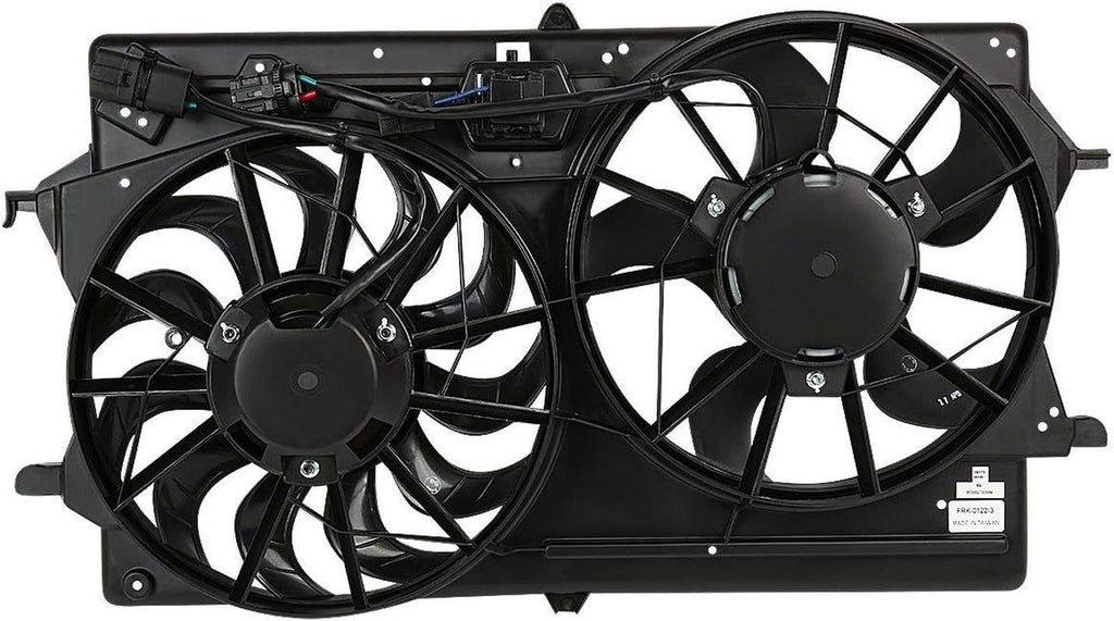 OEM-RF-0089 Factory Style Radiator Cooling Fan Assembly Cooling Efficiency Improved Direct Replacement [Compatible with 03-04 Ford Focus]