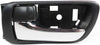 for Toyota Camry Interior Door Handle Front or Rear, Driver Side Black Bezel with Chrome Lever (2002-2006) | with Door Lock Button| Trim:All Submodels
