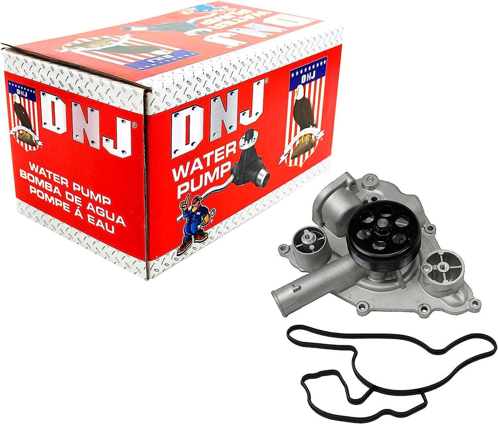 DNJ WP1160 Water Pump/For 2005-2010/ Chrysler, Dodge, Jeep/ 300, Challenger, Charger, Commander, Grand Cherokee, Magnum/ 5.7L, 6.1L/ OHV/ V8/ 16V/ 345Cid, 370Cid/ VIN 2, VIN 3, VIN H, VIN W