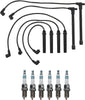 Denso Wire Set 7Mm and 6 Iridium Power Spark Plugs 0.044 Kit for Nissan 3.3L V6 Naturally Aspirated