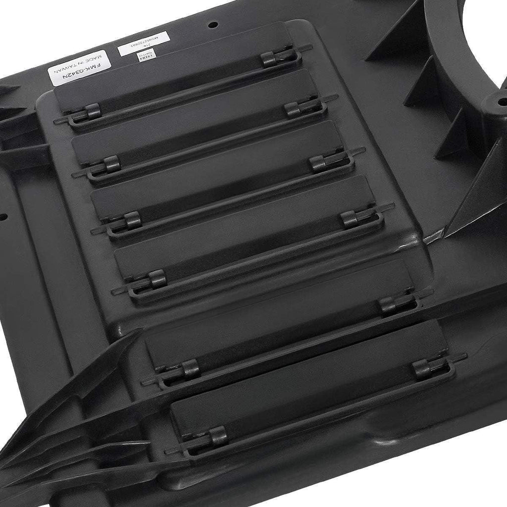 OEM-RF-0218 Factory Style Radiator Cooling Fan Assembly Cooling Efficiency Improved Direct Replacement [Compatible with 10-13 Mazda 3],Black
