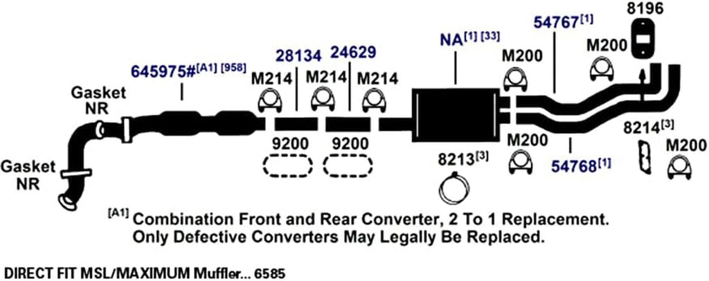 28134 Exhaust Pipe