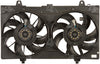 Four Seasons Dual Radiator and Condenser Fan Assembly for 07-12 Sentra 76148