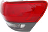 Tail Light for JEEP GRAND CHEROKEE 14-17 RH Outer Assembly W/Gray Trim