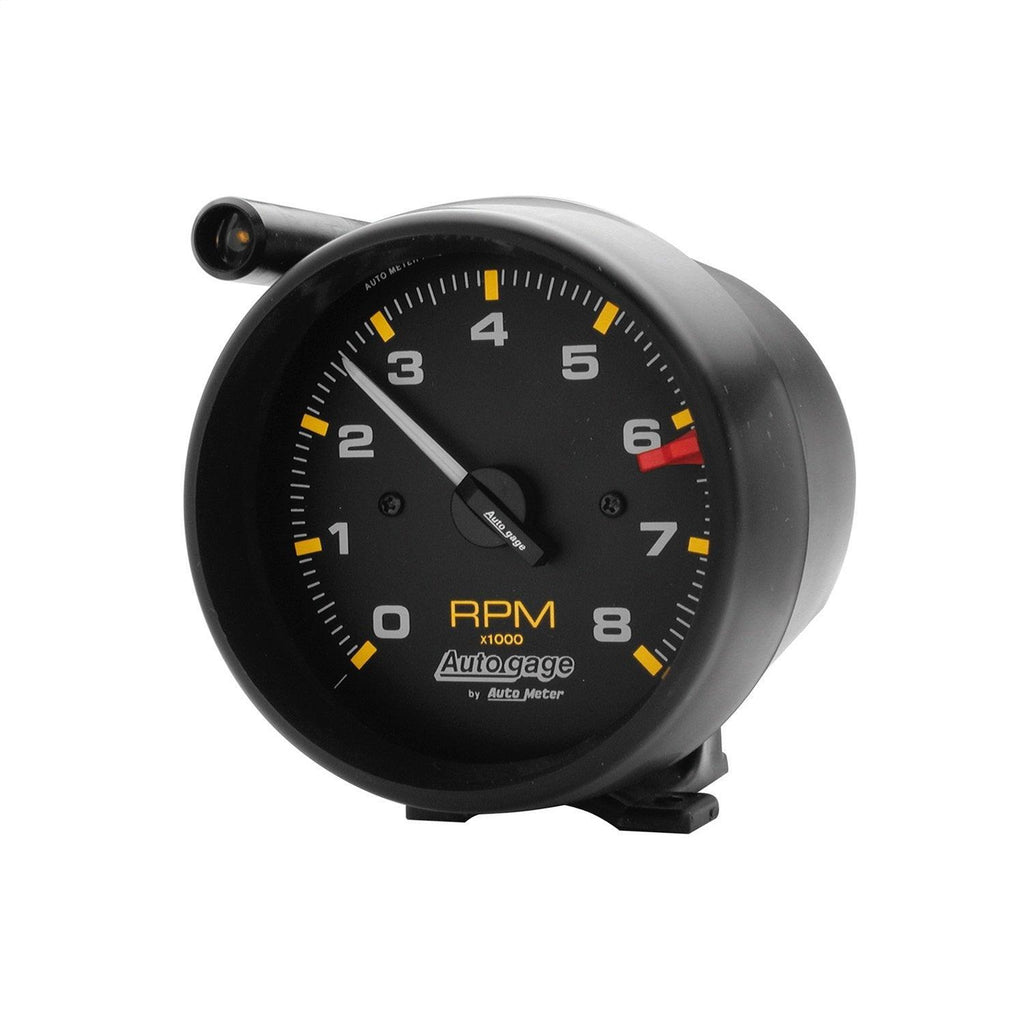 3-3/4 in. PEDESTAL TACHOMETER 0-8000 RPM AUTO GAGE - greatparts