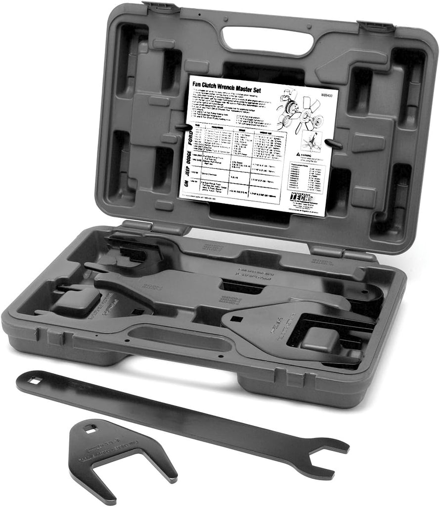 Performance Tool W89400 10-Piece Fan Clutch Wrench Set