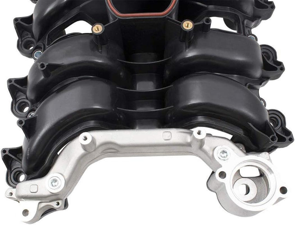 Replacement Upgraded Design Upper Intake Manifold W/Thermostat Gaskets & Hardware Kit Compatible with 02-05 Explorer Mountaineer 4.6L 2L2Z9424A 2L2Z9424AB