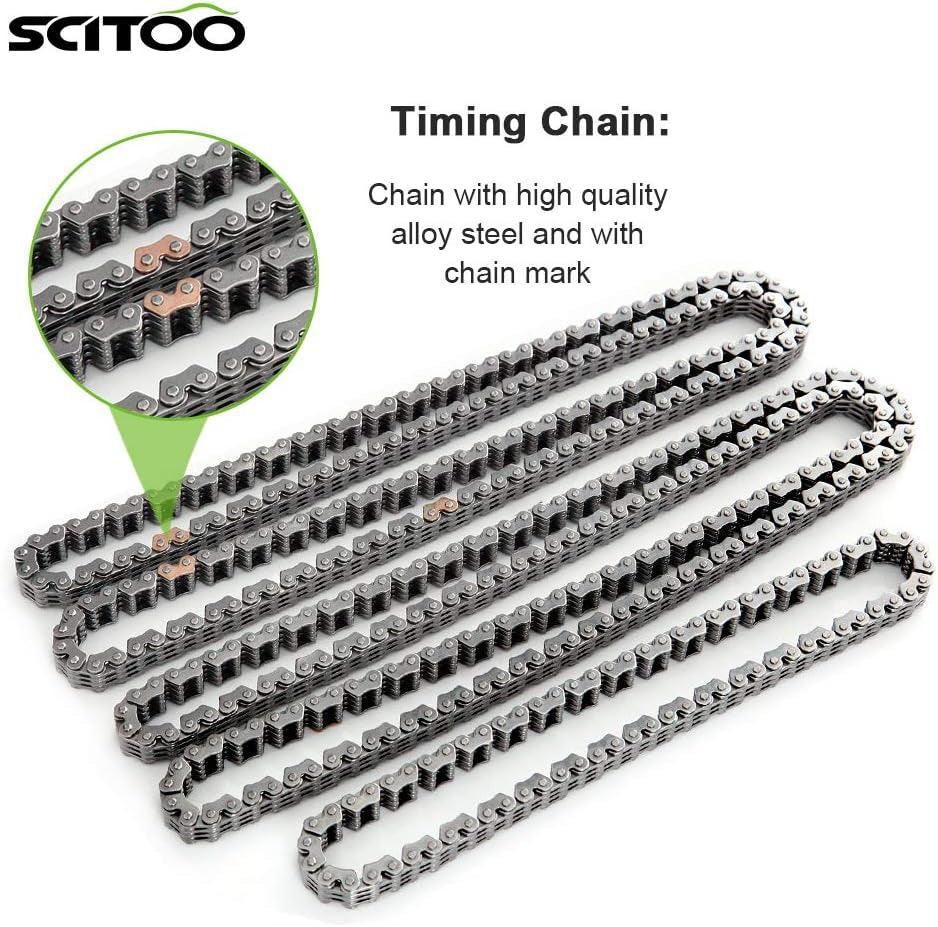 TS21178 Engine Timing Chain Kit Sets Replaces for Kia for Hyundai Sedona Sorento Santa Fe Veracruz Azera Genesis Genesis Coupe Sonata Amanti Borrego Entourage 3.5L 3.8L 3.3L