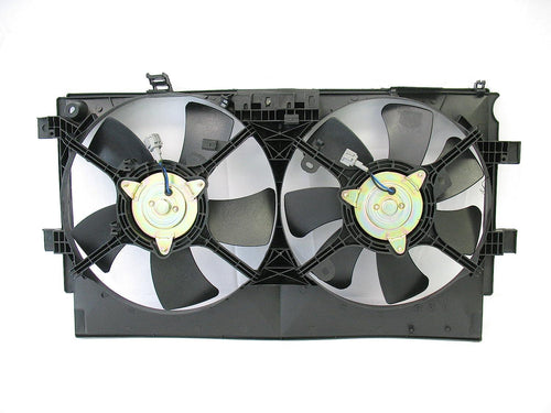 623100 Compatible with MITSUBISHI Replacement Dual Radiator and Condenser Fan Assembly