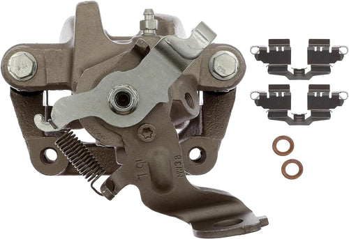 Acdelco Gold 18FR12312 Rear Driver Side Disc Brake Caliper Assembly (Friction Ready Non-Coated), Remanufactured