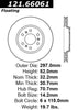 Centric Front Disc Brake Rotor for Uplander, Montana, Terraza, Relay (121.66061)