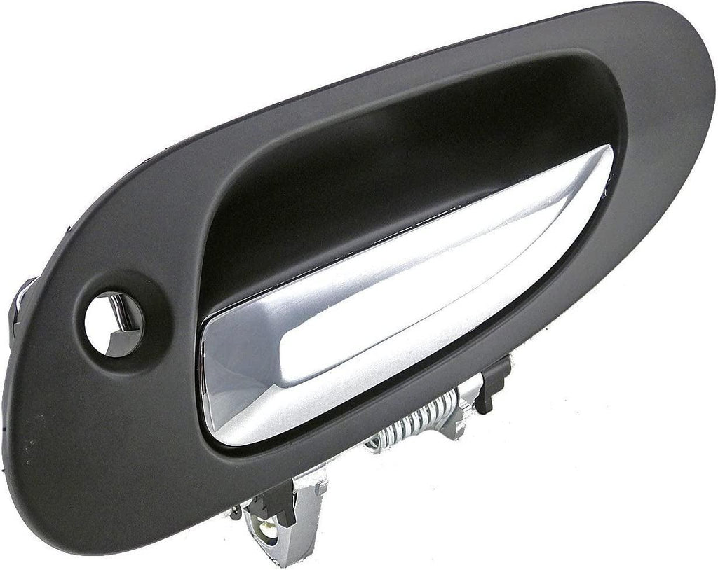 Dorman 81937 Front Driver Side Exterior Door Handle Compatible with Select Acura Models, Chrome Lever and Black Housing